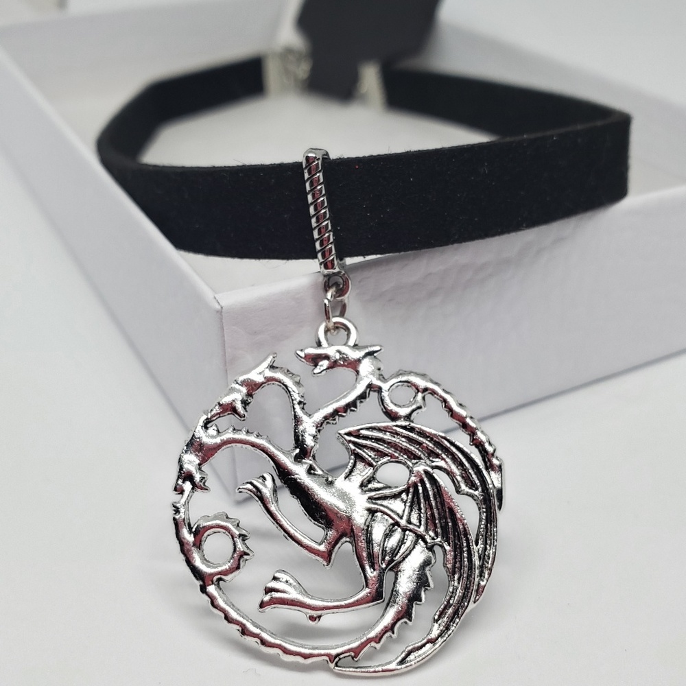 Game Of Thrones Targaryen Sigil Velvet Choker